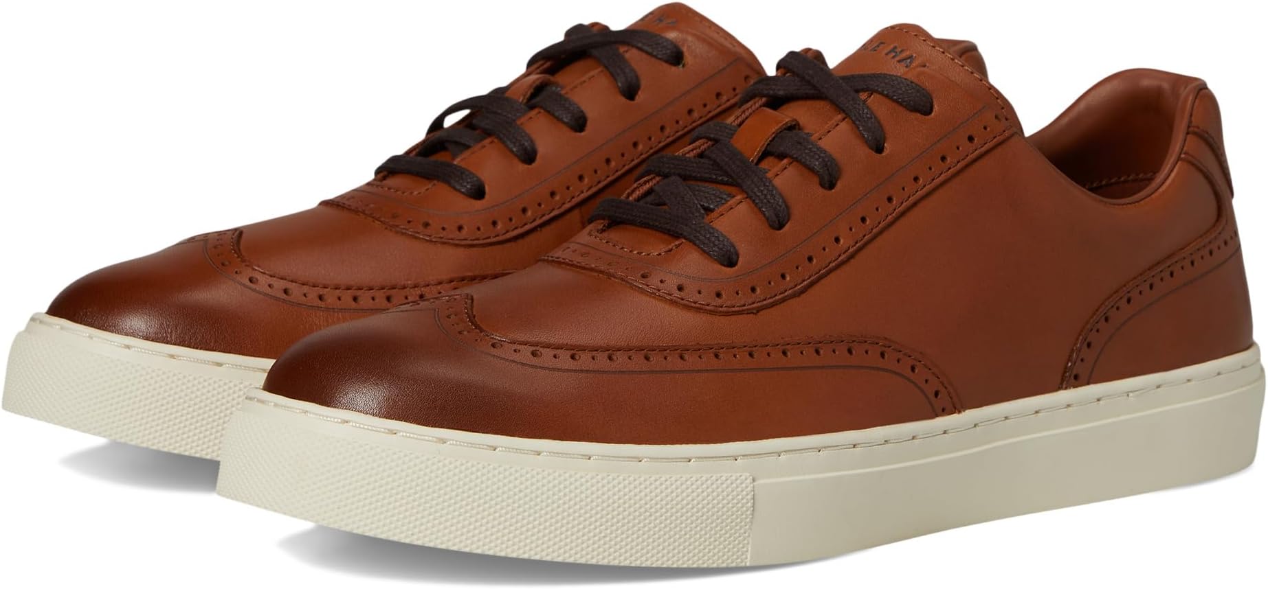 

Кроссовки Cole Haan Grand Kittery Wing Tip Sneakers, цвет British Tan/Ivory