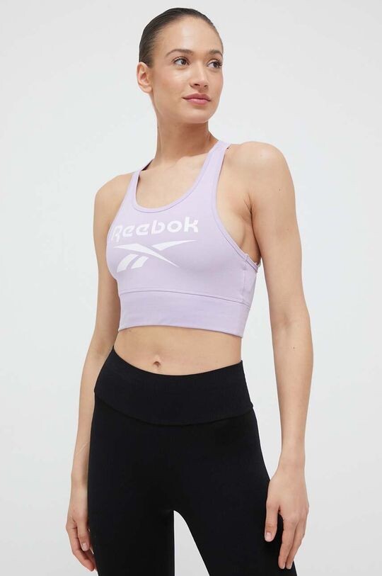 

Спортивный бюстгальтер Identity Reebok, фиолетовый