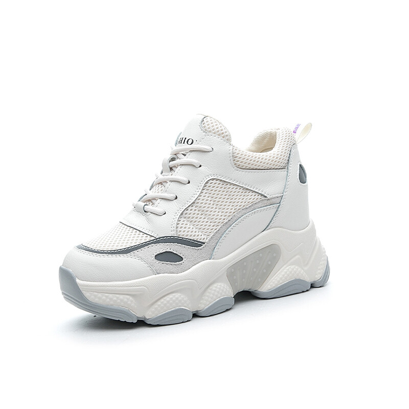 

Кроссовки NRDROFFICIAL Chunky Sneakers Women's Low-Top, бежевый
