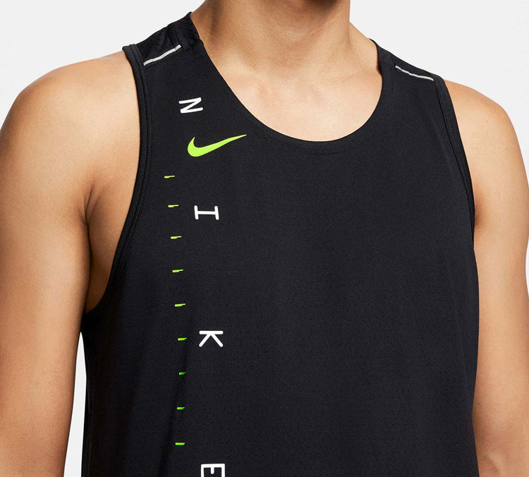 Жилет Nike Miler Future Fast Athleisure Casual Sports Running Vest Black — фото 4