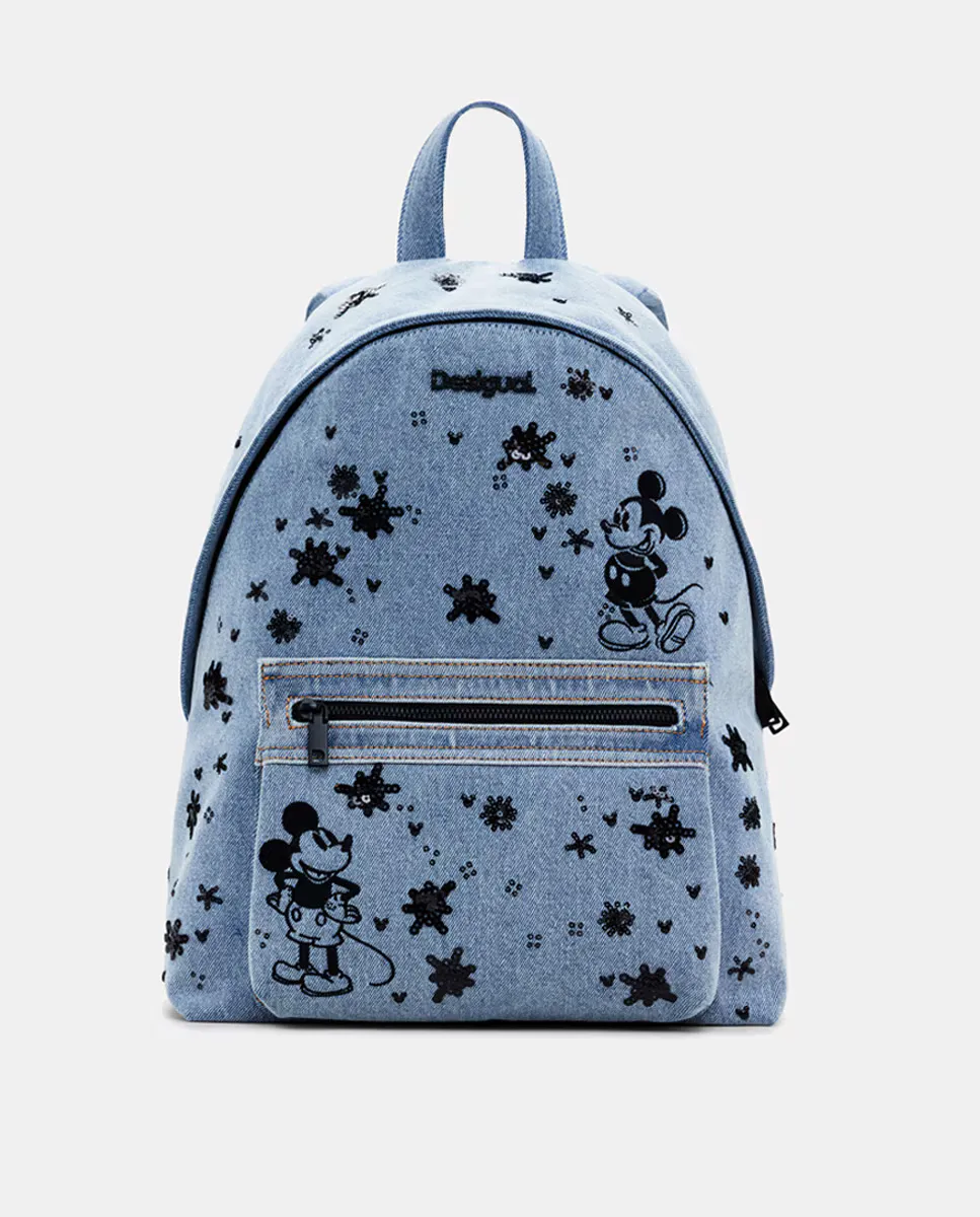 

Джинсовый рюкзак Микки Desigual, тёмно-синий