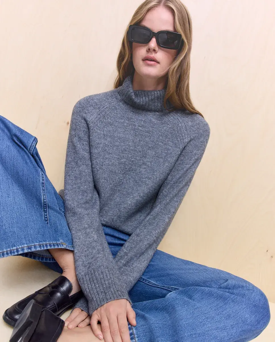 

Женский джемпер Baguilla с высоким воротником Easy Wear, антрацитовый