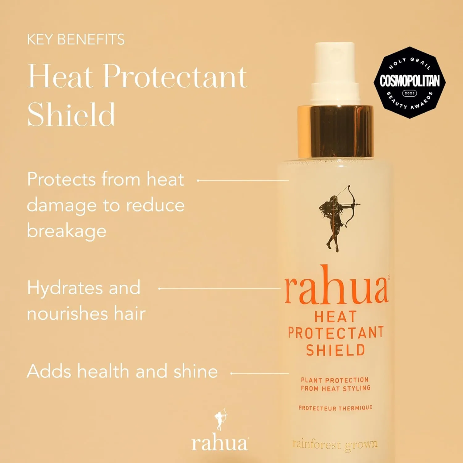 Rahua Heat Protection Spray для волос, 192 мл, термозащитный спрей с витамином E, алоэ вера и кератином — фото 2