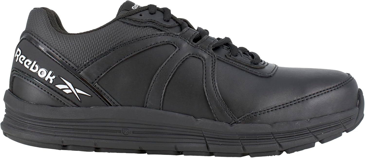 Мужские рабочие туфли Reebok Work Guide RB3501, черные, с защитным стальным носком, черный — фото 2