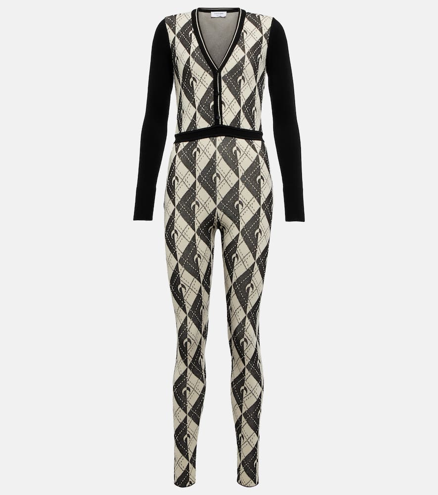 

Комбинезон Royal Moon Carreaux вязка Marine Serre