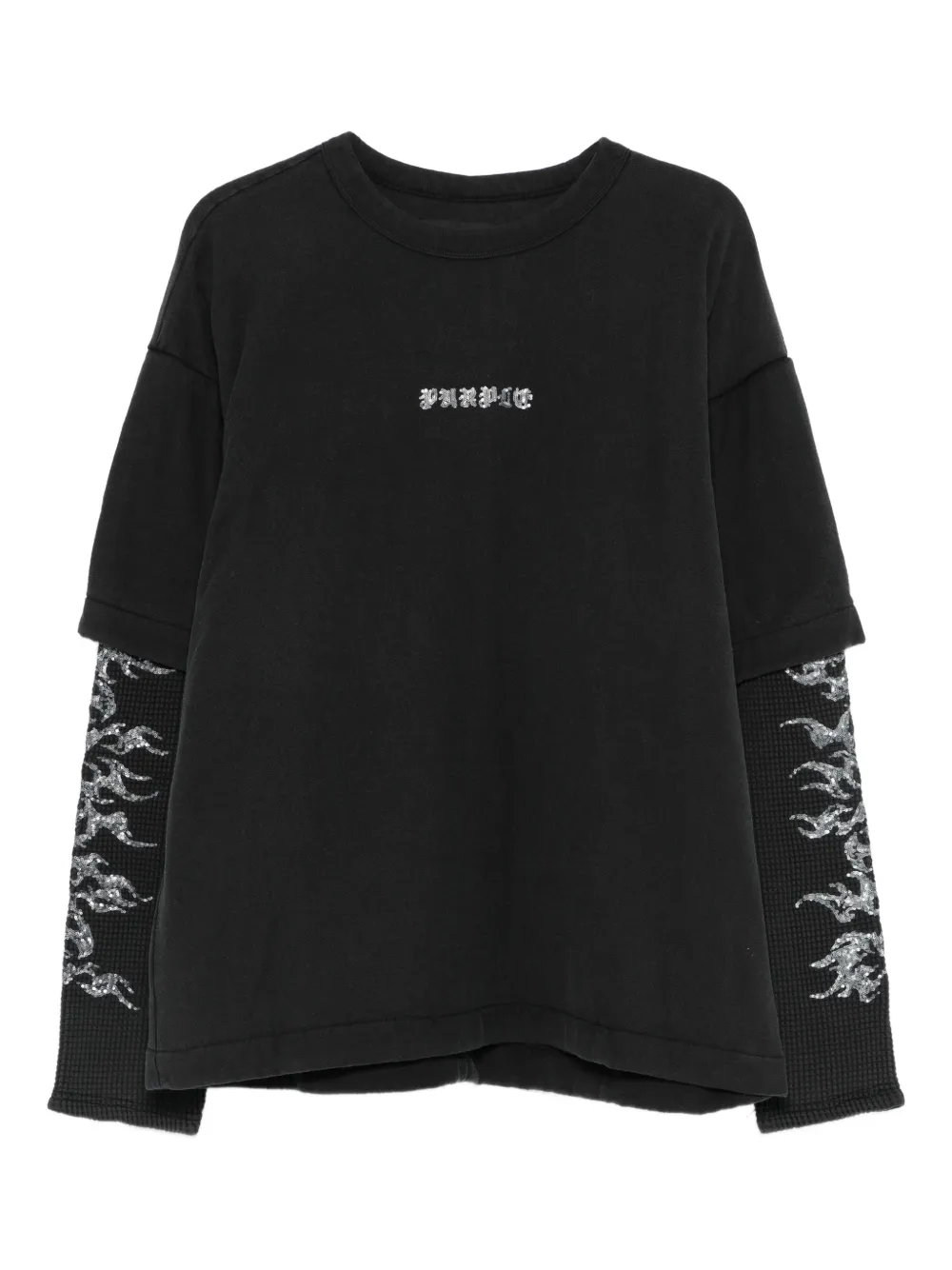 

Фактурная футболка Purple Brand, черный