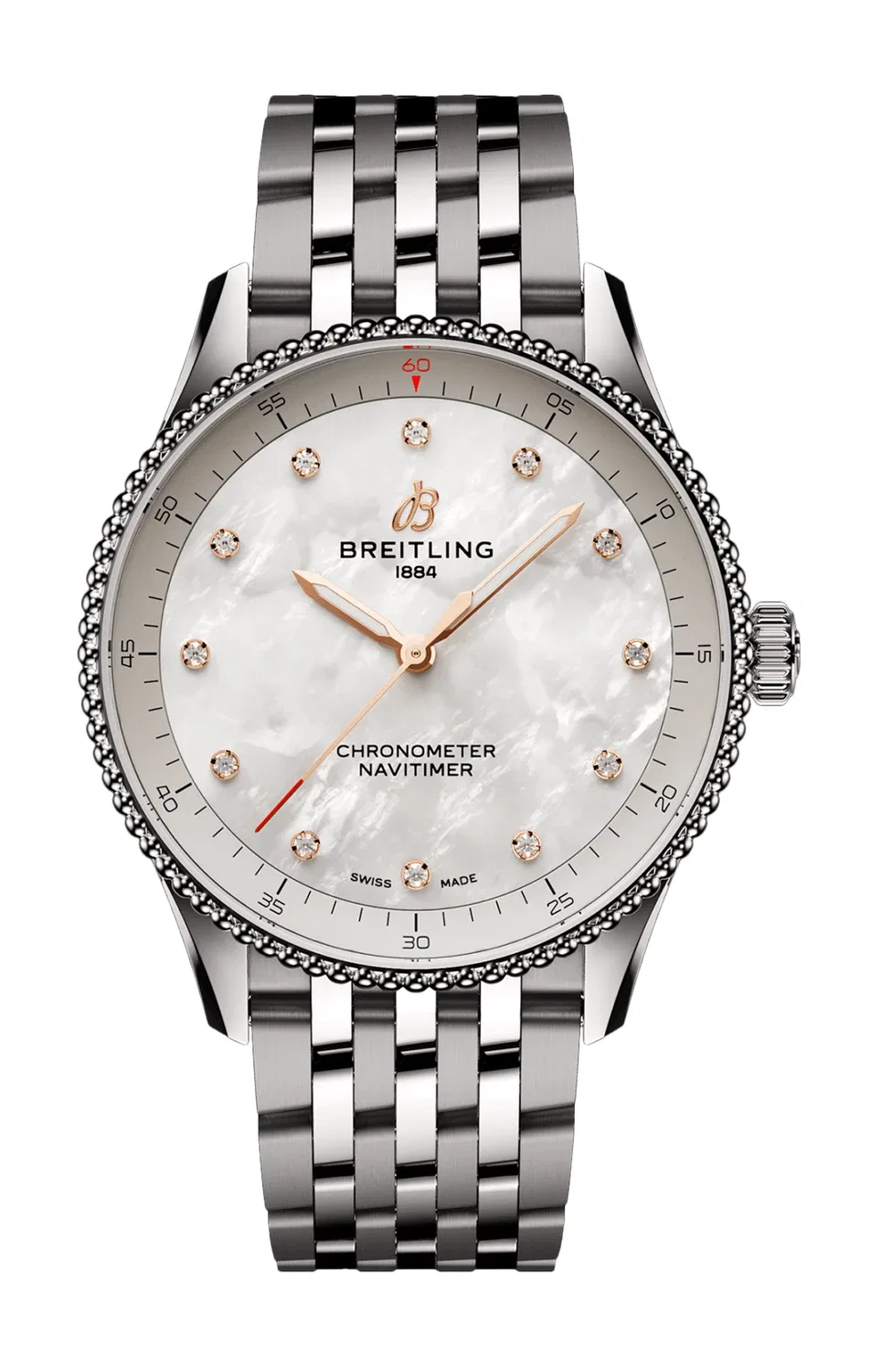 NAVITIMER 32 - A77320E61A2A1 BREITLING, серебряный