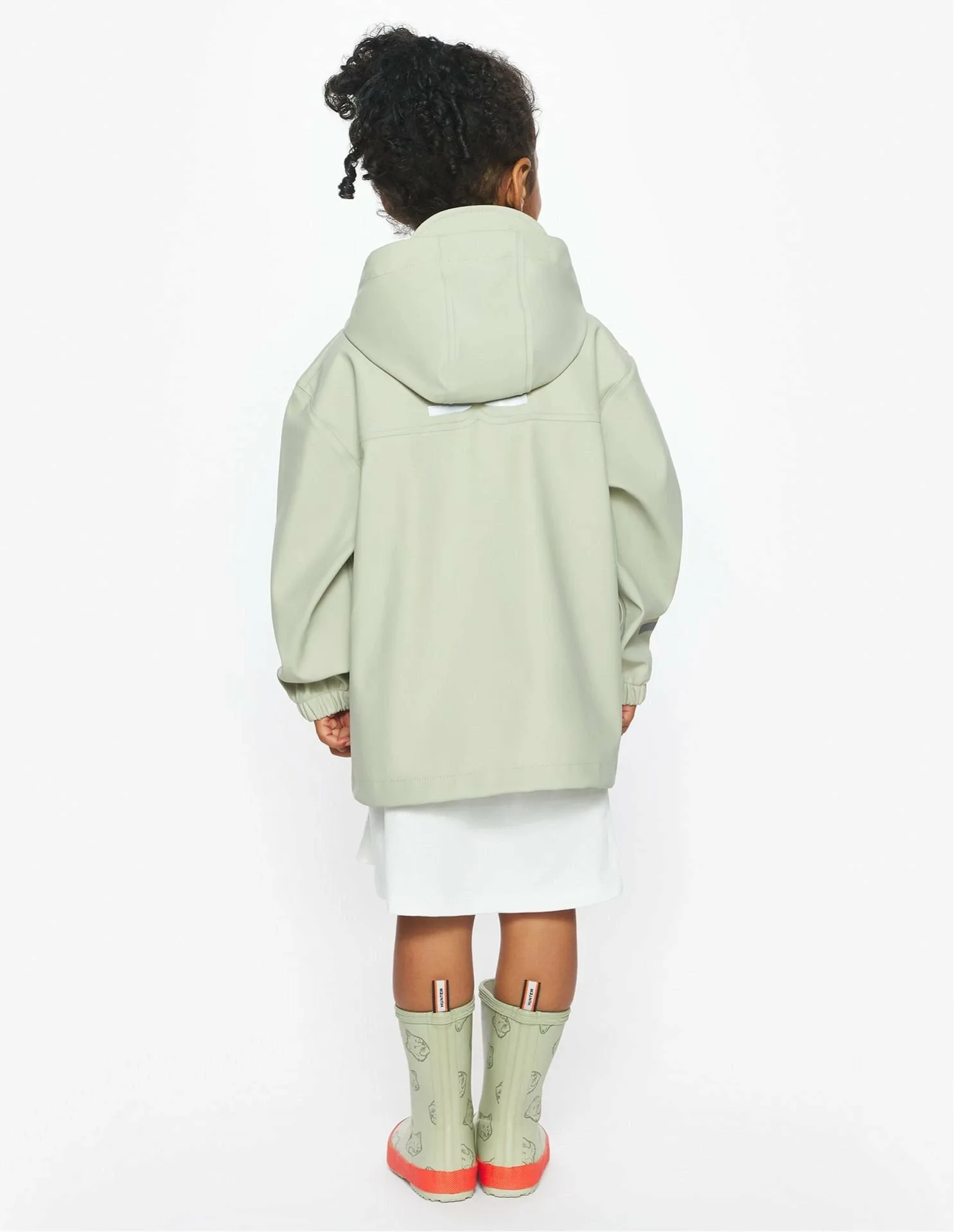 Детская дождевая куртка MK x HUNTER Maison Kitsune, STONE BEIGE — фото 4