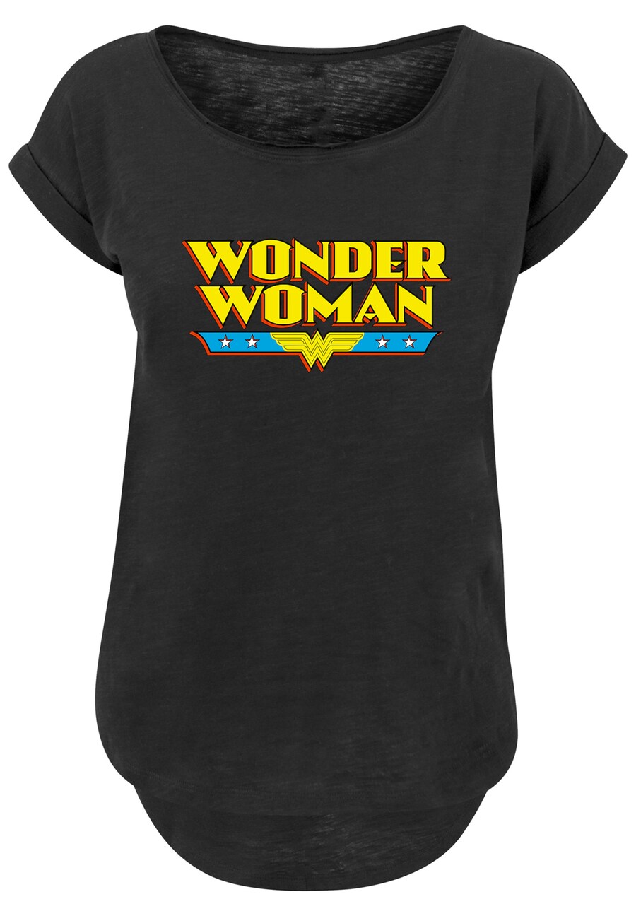 

Рубашка F4NT4STIC Wonder Woman, пятнистый черный