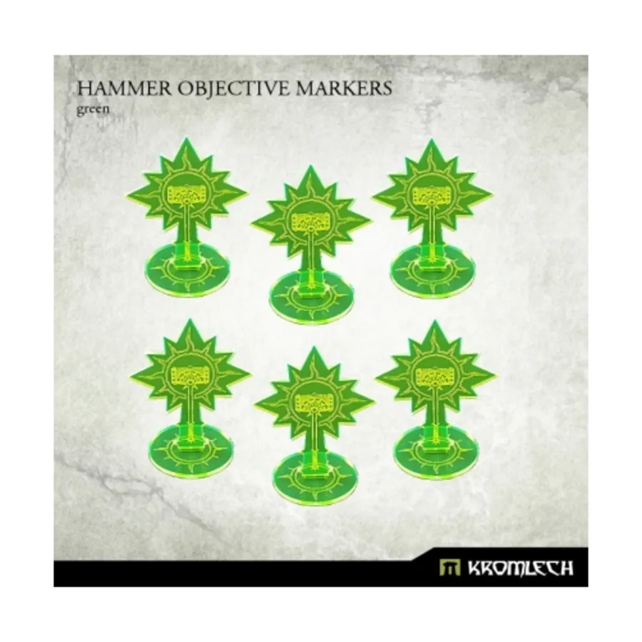 

Маркеры целей Hammer — зеленые, Glues & Accessories (Kromlech)