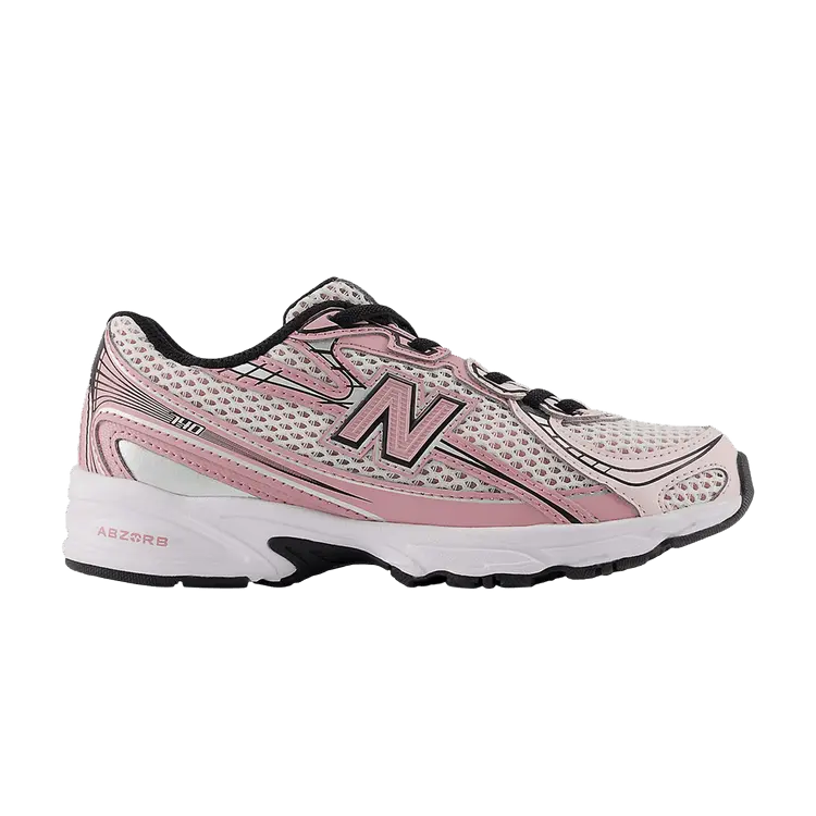 

Кроссовки New Balance 740v2 Little Kid 'Washed Burgundy Pink Taffy', розовый