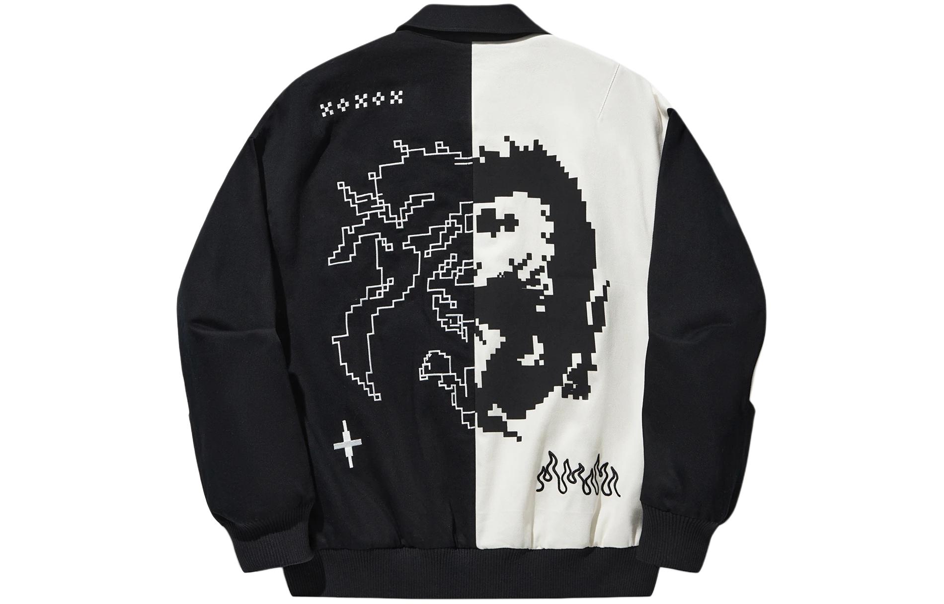 

LiNing Пуховик мужской черный экрю, Black Ecru