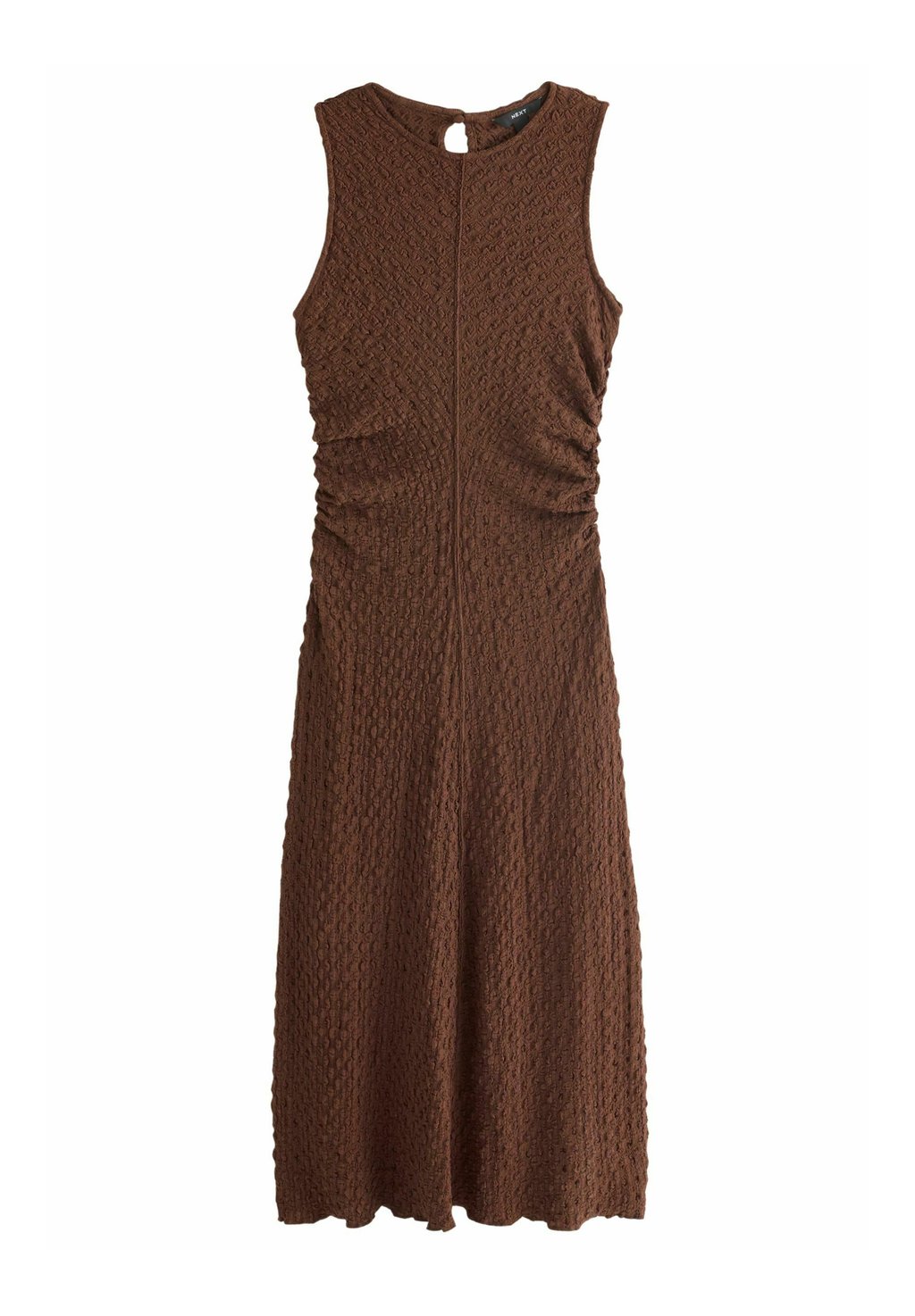 

Платье макси SLEEVELESS TEXTURED RUCHED Next, коричневый