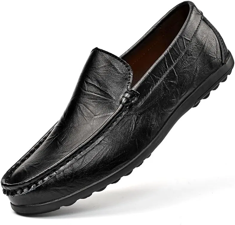 Лоферы из искусственной кожи, Round Toe, Black SayfuR