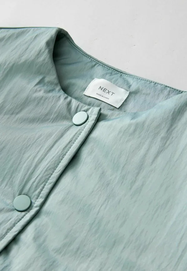 Легкая водоотталкивающая куртка стандартного кроя Next, Mint Green — фото 2