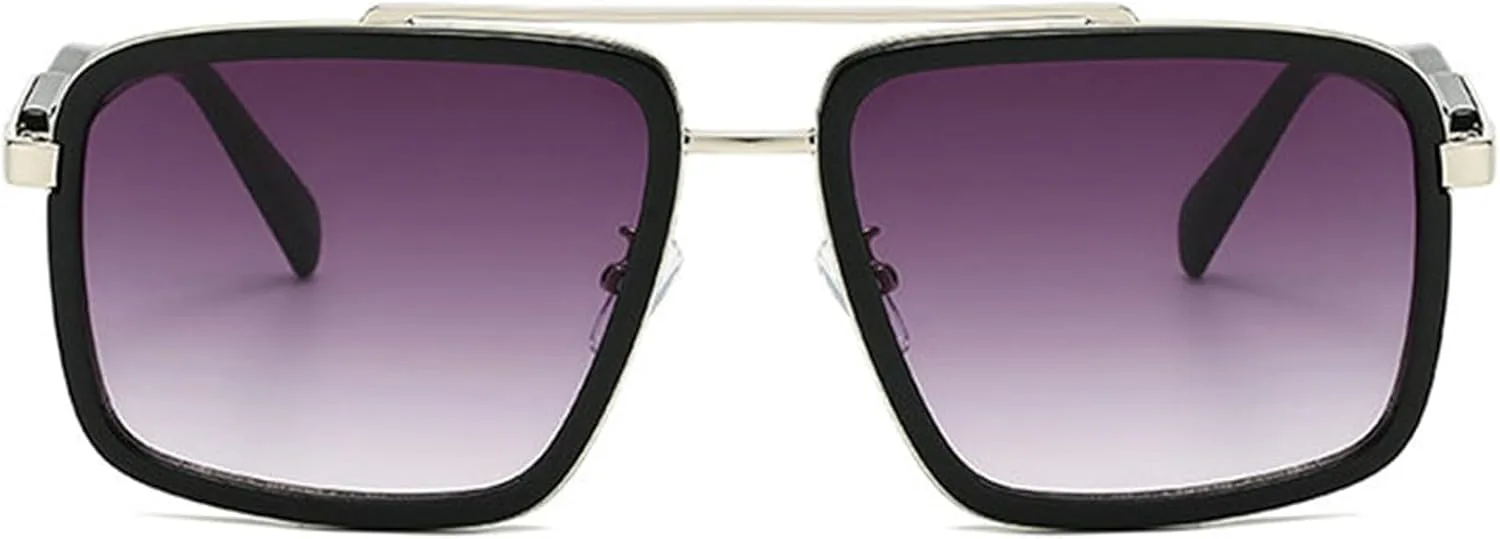 

Солнцезащитные очки Willochra в стиле ретро с металлической оправой, модель «пилот», для женщин и мужчин, классические, в стиле 70-х, с большой квадратной оправой, C4