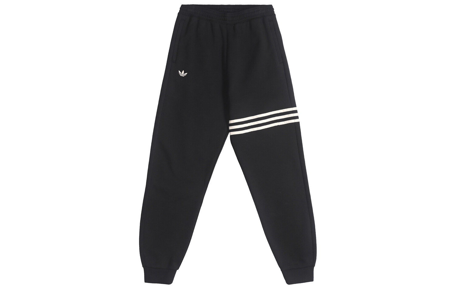 

Трикотажные спортивные штаны женские черные Adidas
