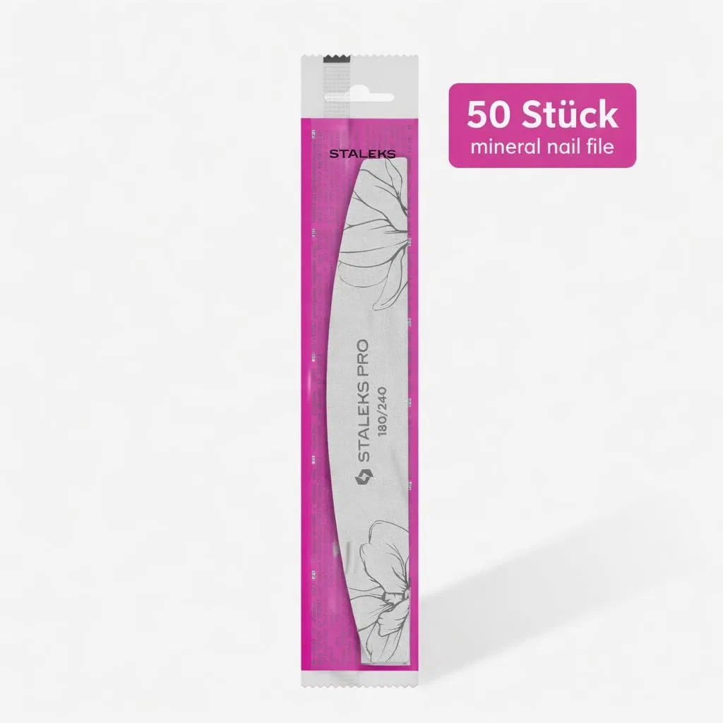 Профессиональная пилка для ногтей STALEKS PRO Expert 40 Straight (50 шт., 180/240 грит) Staleks Pro — фото 2