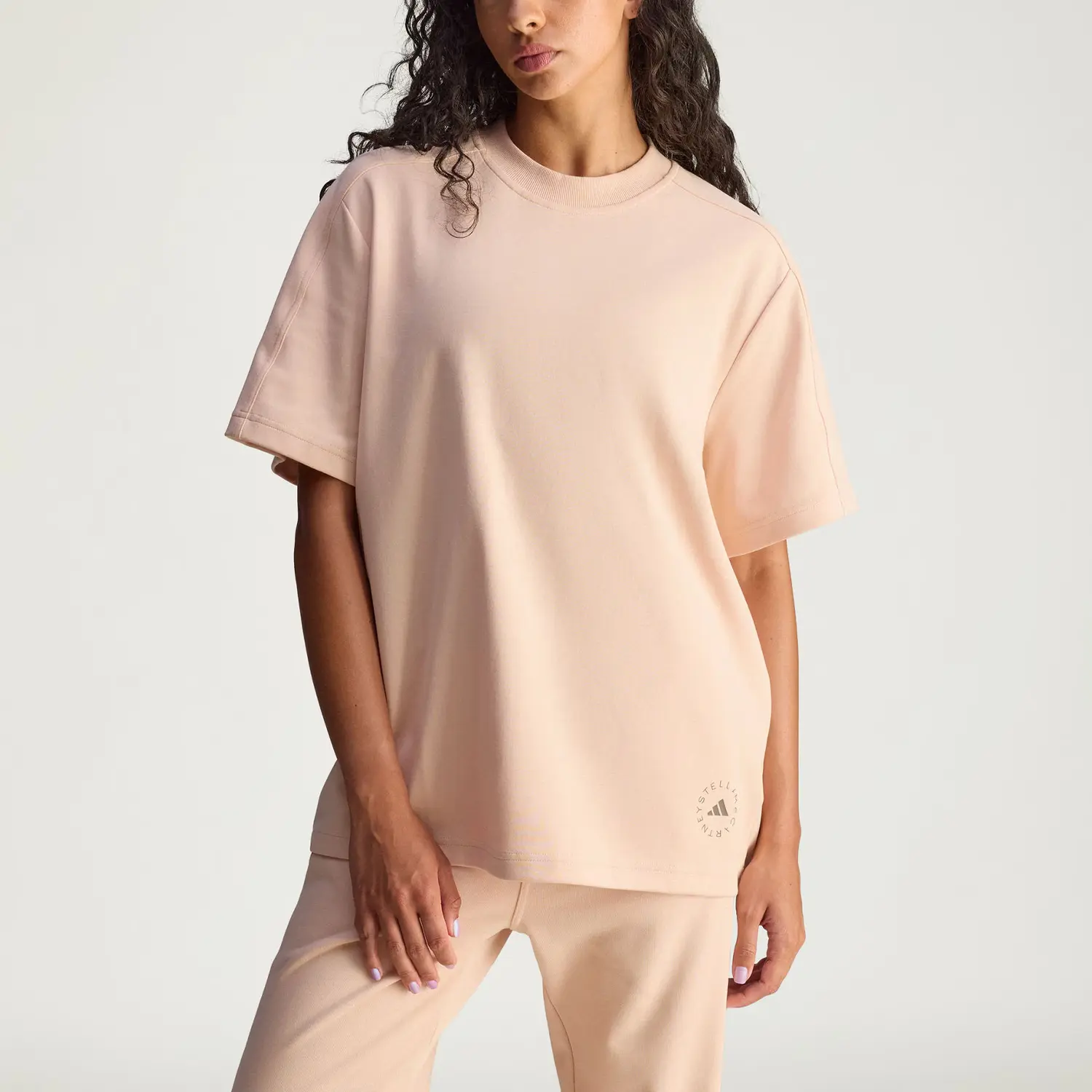 Футболка Stella McCartney SS25 женская Adidas, серый — фото 2