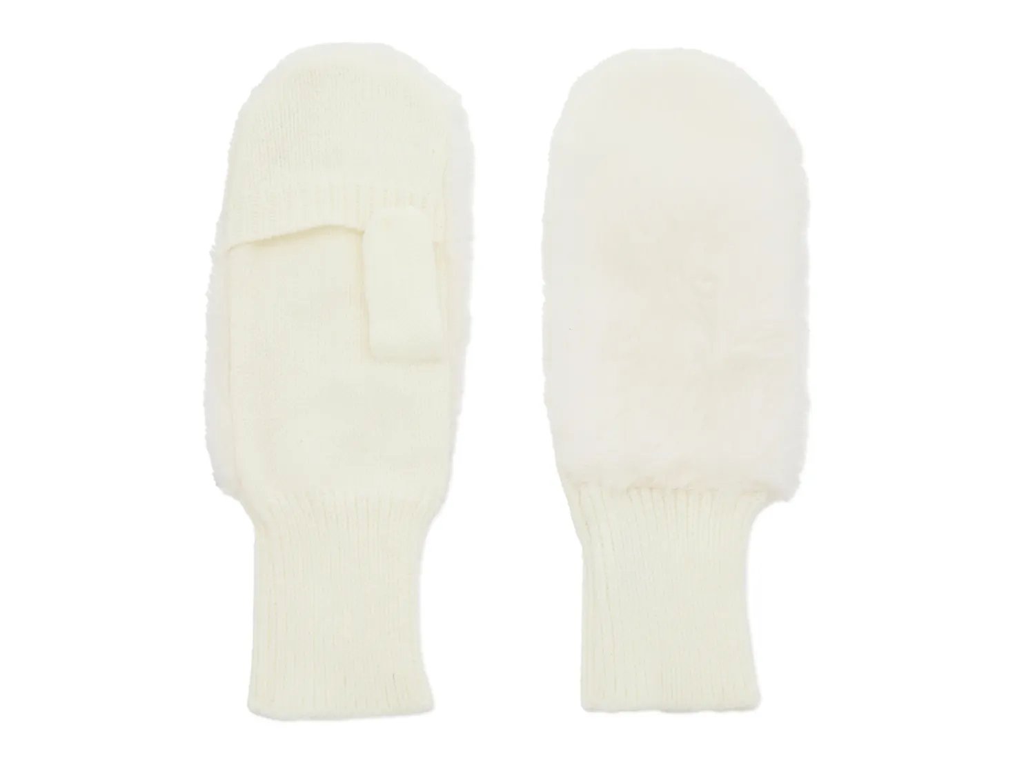 

Перчатки Kelly & Katie Faux Fur Mittens, кремовый