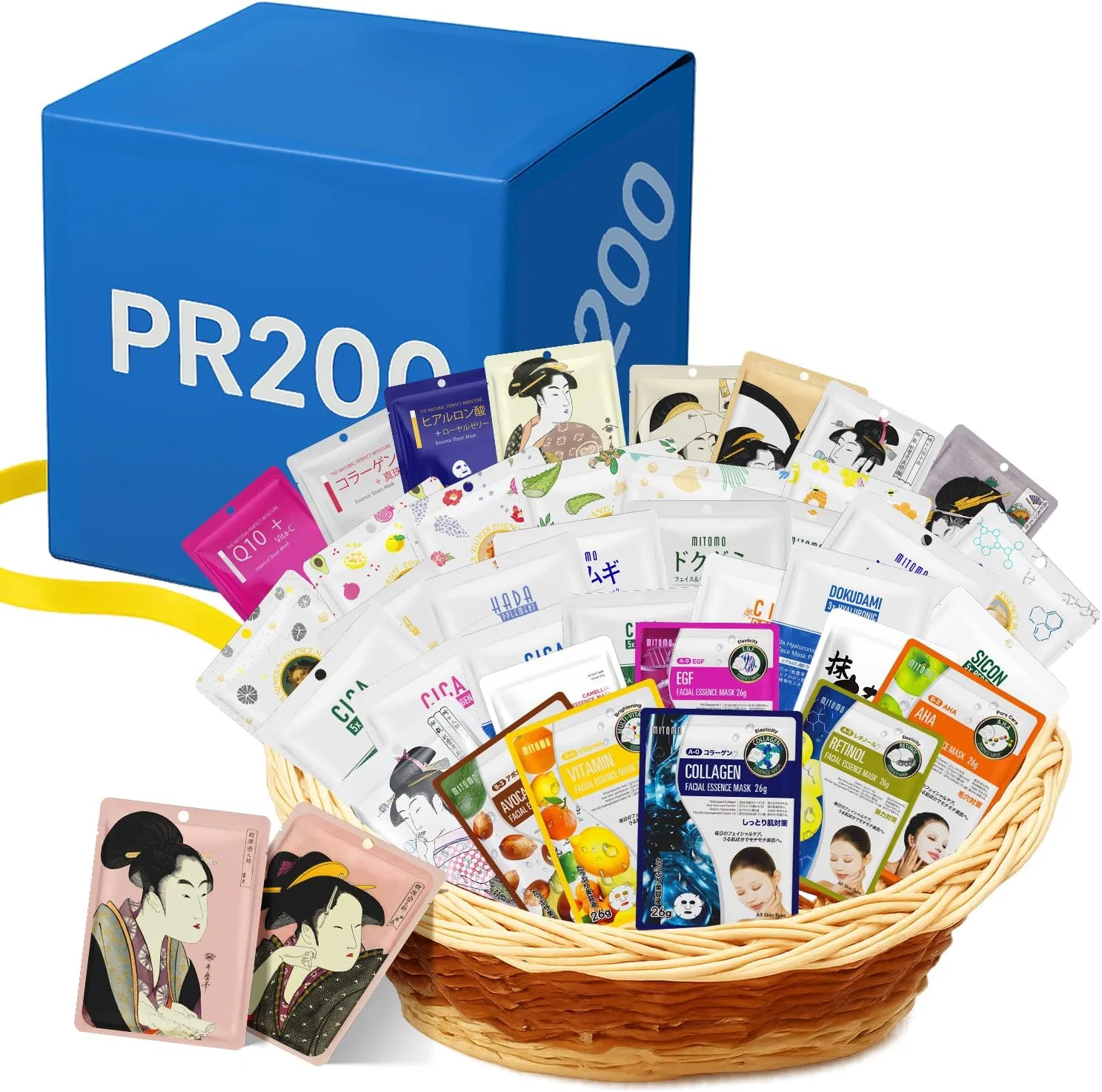 Набор для ухода за кожей MITOMO Individual Lucky Bags, 200 шт, алоэ вера