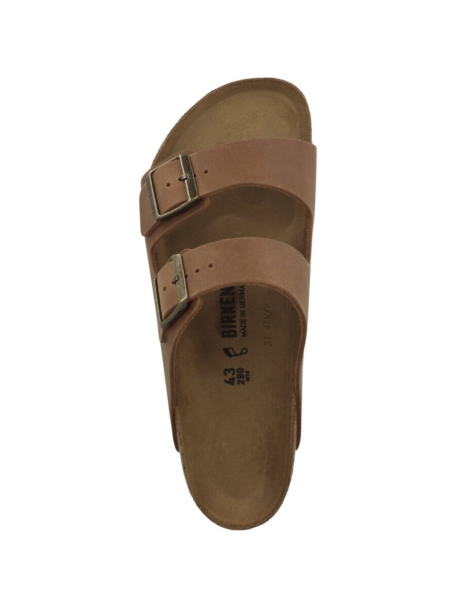 Классические слипоны BIRKENSTOCK Mules Arizona Leoi, коричневый — фото 3
