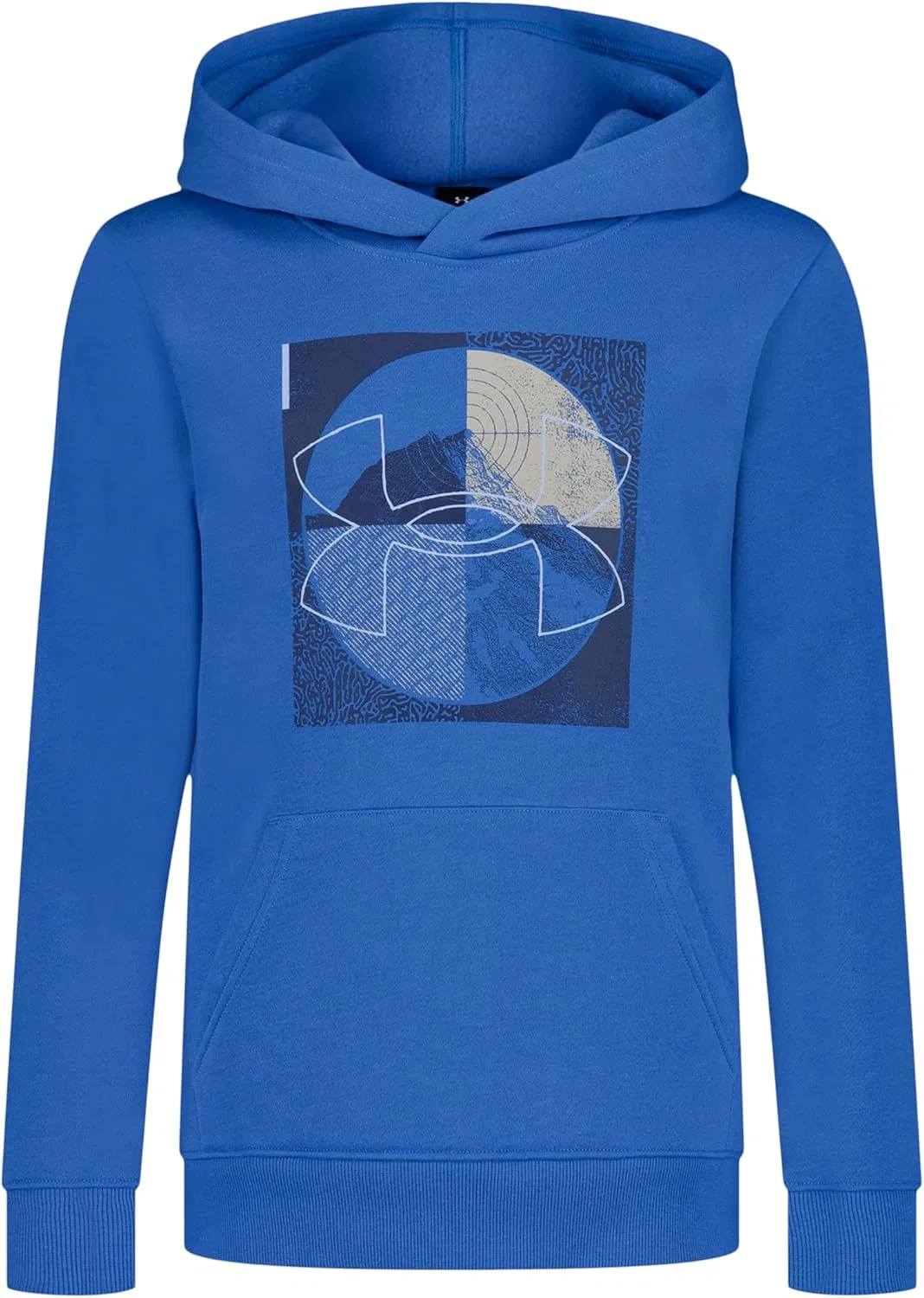 Толстовка на молнии, флис, Under Armour, синий