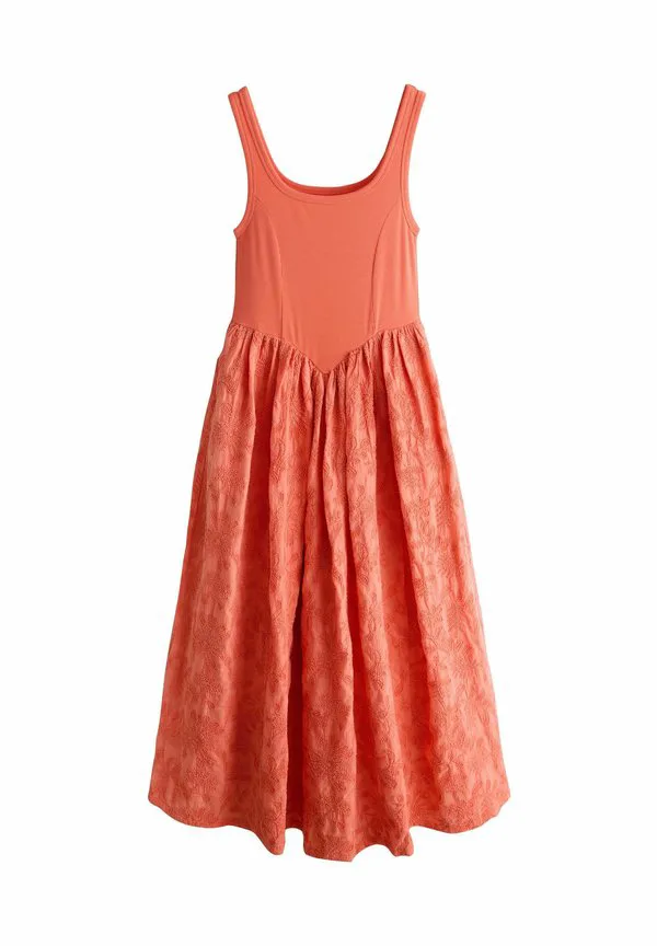 Дневное платье миди миниатюрного кроя cornelli Next, Coral Pink