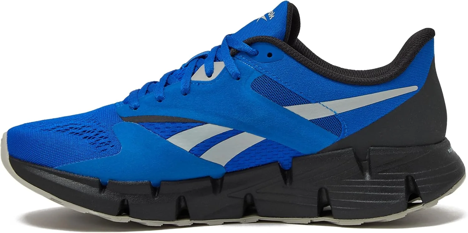Кроссовки Reebok унисекс Zig Dynamica 5, черный/синий/серый — фото 3