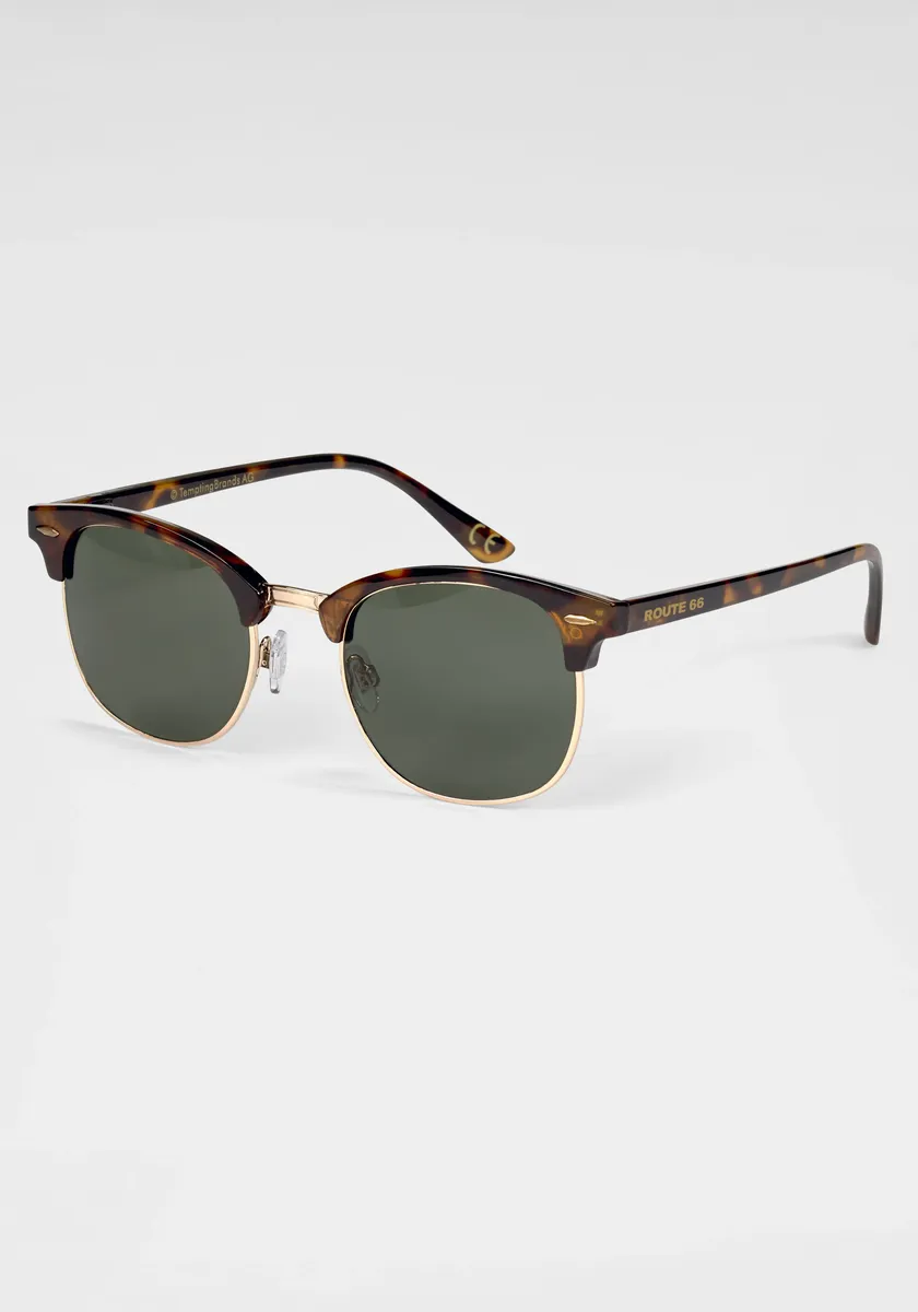 

Солнцезащитные очки ROUTE 66 Feel the Freedom Eyewear с пружинными дужками, цвет Braun-Gold