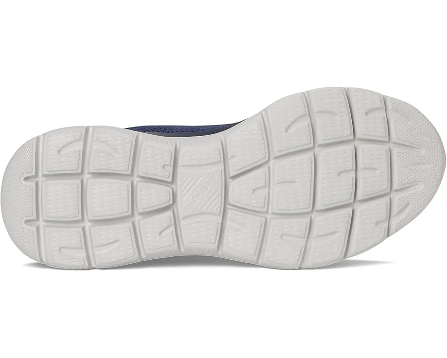 Кроссовки SKECHERS Summits Leyter Hands Free Slip-in, Navy/Blue — фото 3