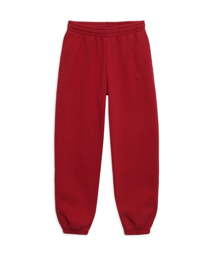 

Выстиранные красные спортивные штаны Anine Bing, красный