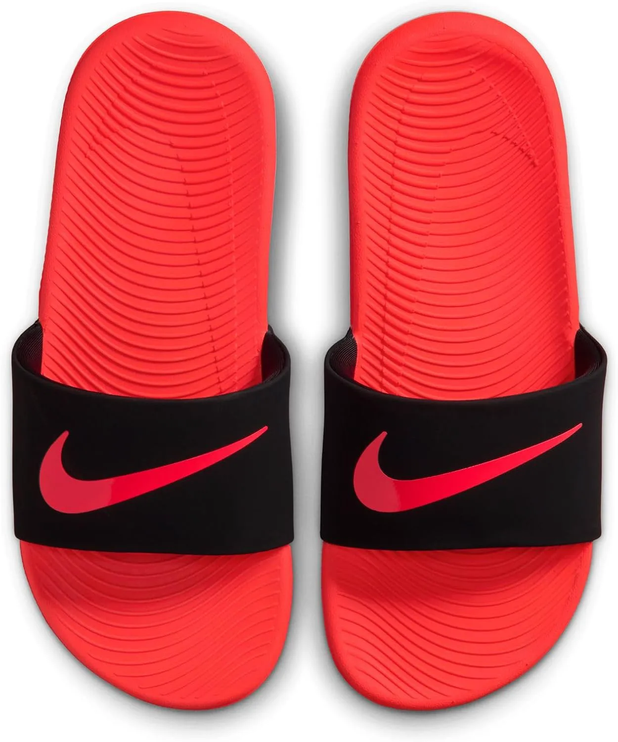 Сандалии Nike Kawa для детей, черный/ярко-малиновый/белый — фото 4
