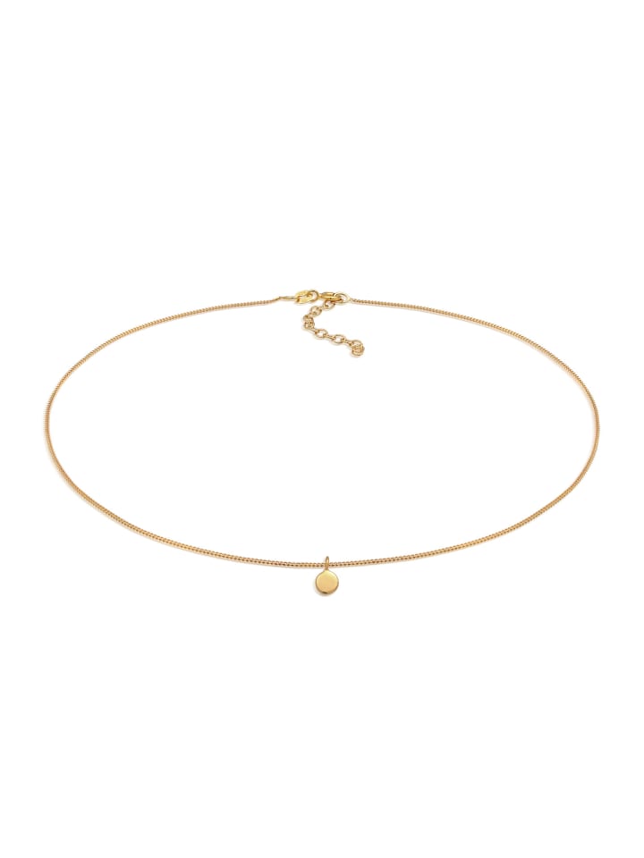 

Elli Колье из серебра 925 пробы с золотым диском