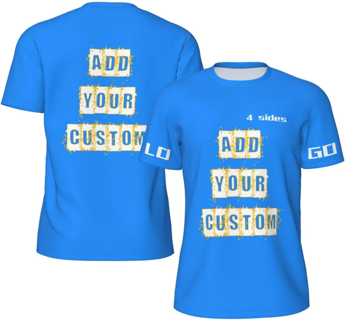 

Футболка с принтом на все стороны