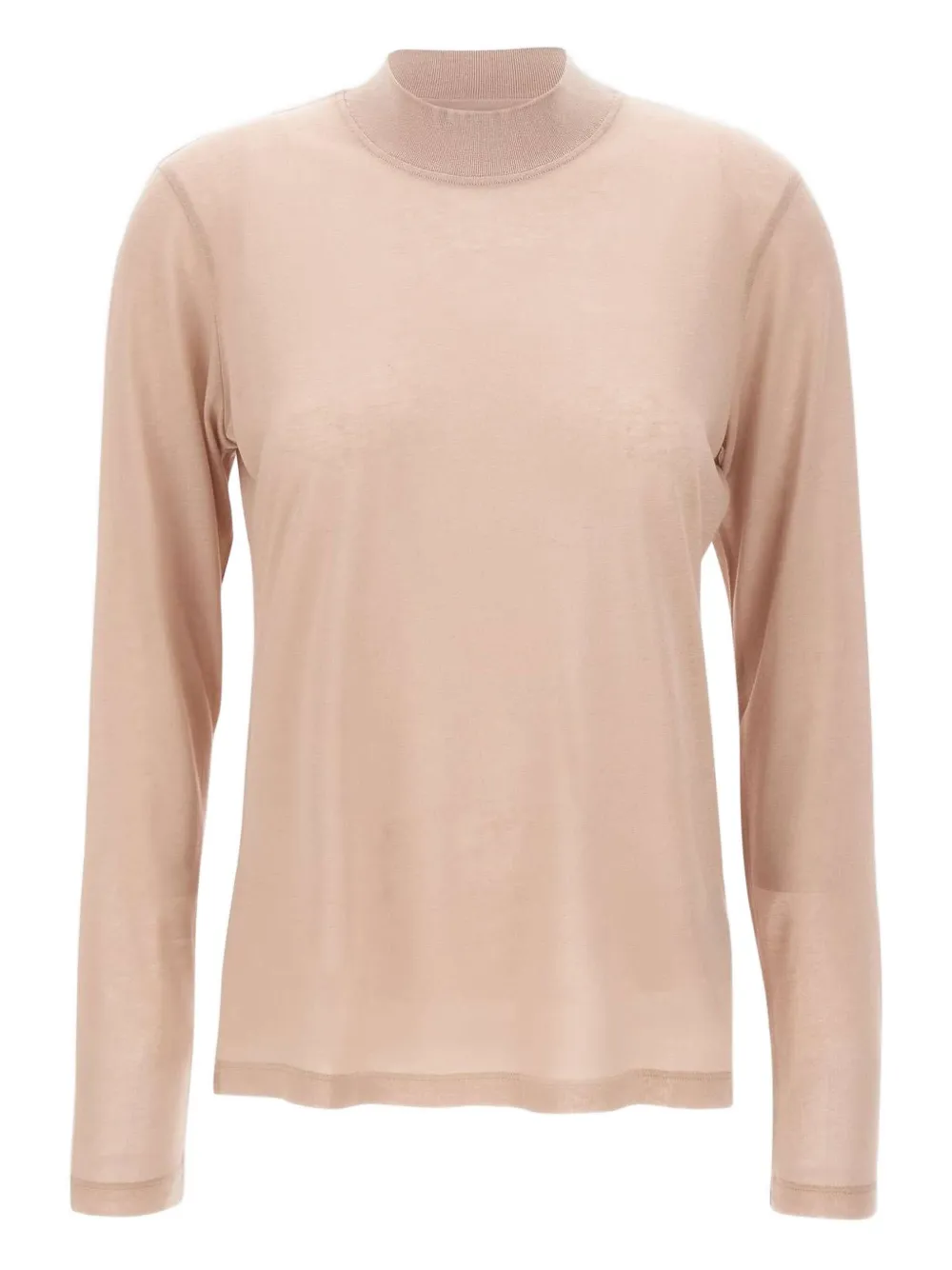 

Лонгслив с высоким воротником Filippa K, розовый