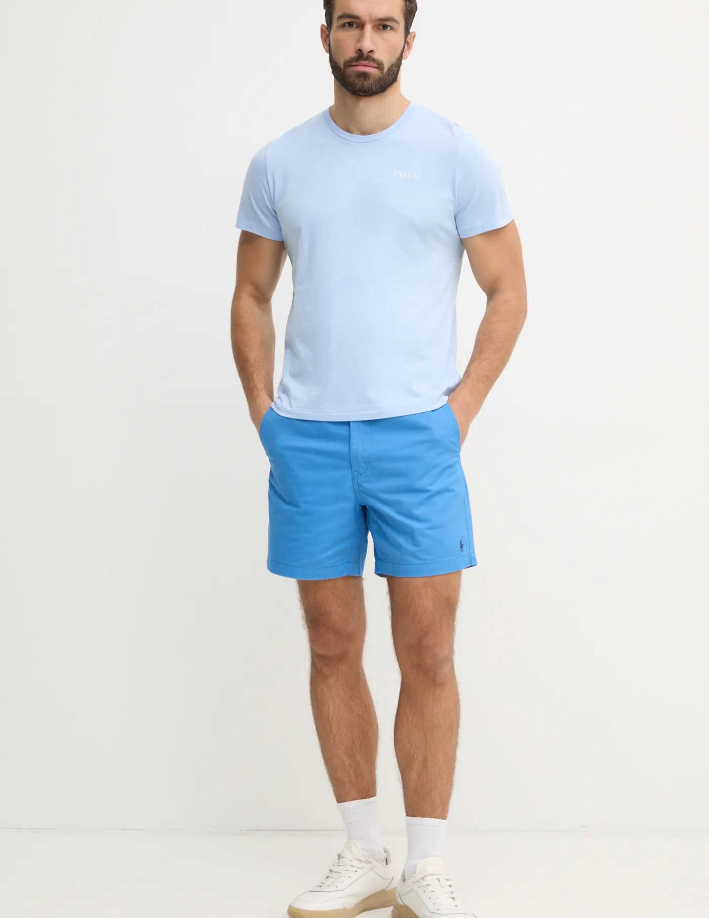 

Хлопковая футболка Polo Ralph Lauren, синий