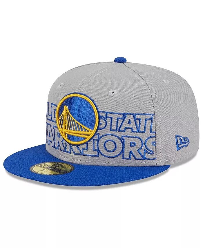 

Мужская серая двухцветная облегающая шляпа Royal Golden State Warriors NBA Draft 2023 59FIFTY New Era, серый