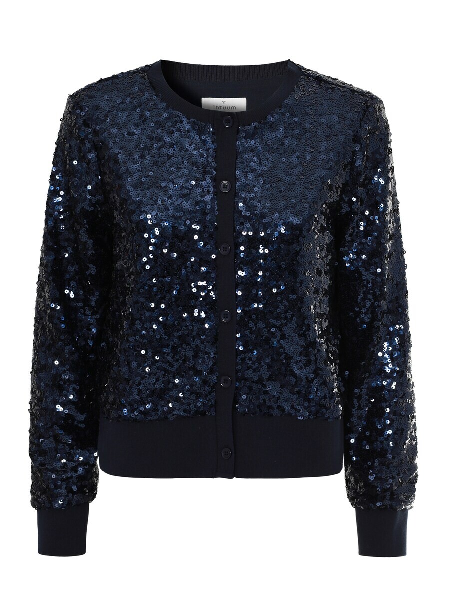 

Вязаный кардиган TATUUM Knit Cardigan SARKI, темно-синий
