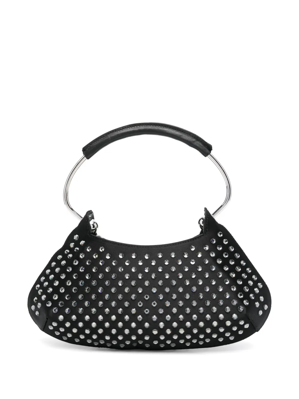 

Маленькая сумка-тоут Caju, украшенная стразами SPORTMAX, черный