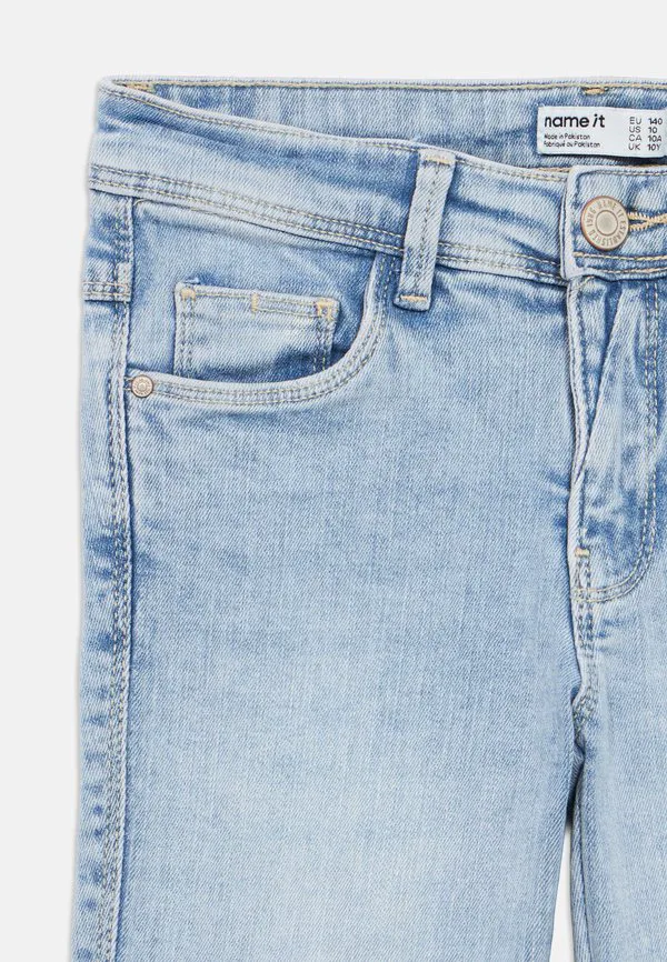 Джинсы nkfpolly узкий крой Name It, Light Blue Bleached Denim — фото 3