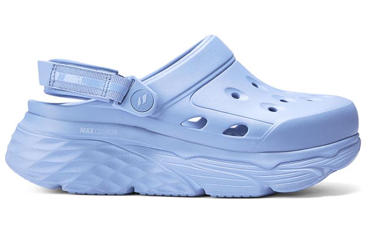 Клоги женские сине-фиолетовые Skechers — фото 2