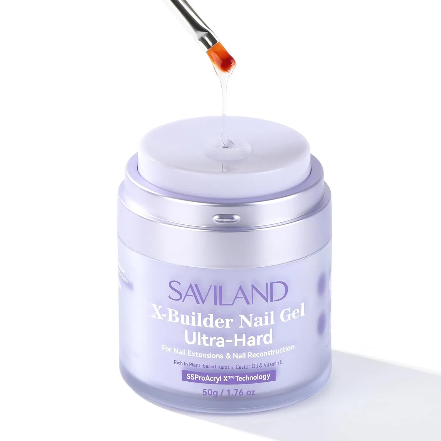 Ультратвердый гель-строитель для ногтей «Pro Builder Gel» от SAVILAND Saviland, 50 Ml Builder Gel
