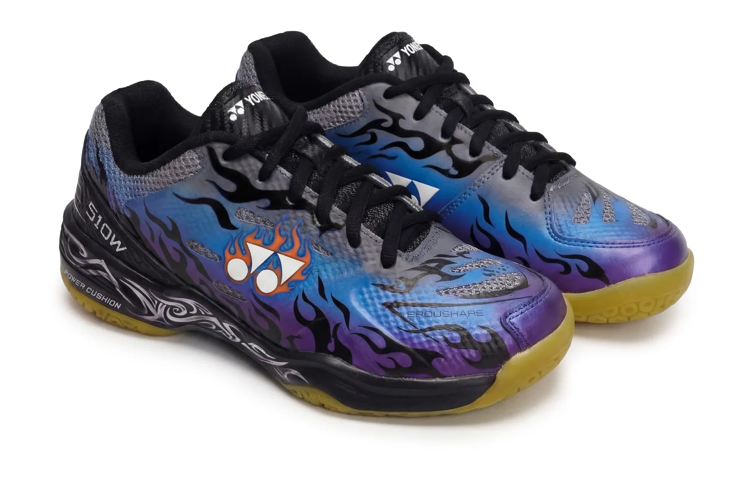 Кроссовки для бадминтона Power Cushion YONEX Black Blue Purple Silver — фото 4