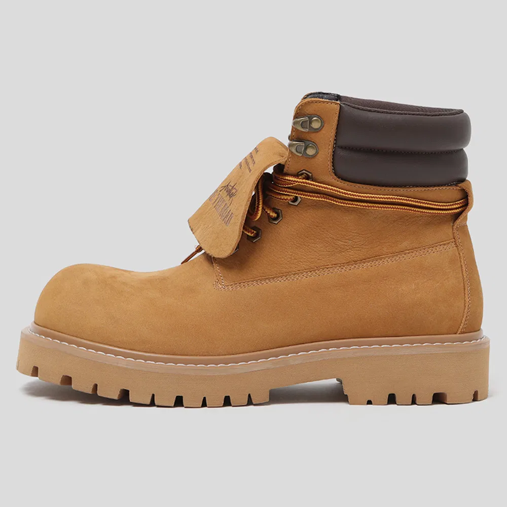 Мужские 7-дырочные рабочие ботинки Wtrd5125 Camp Nubuck цвета кэмел от Wetheroad — фото 4