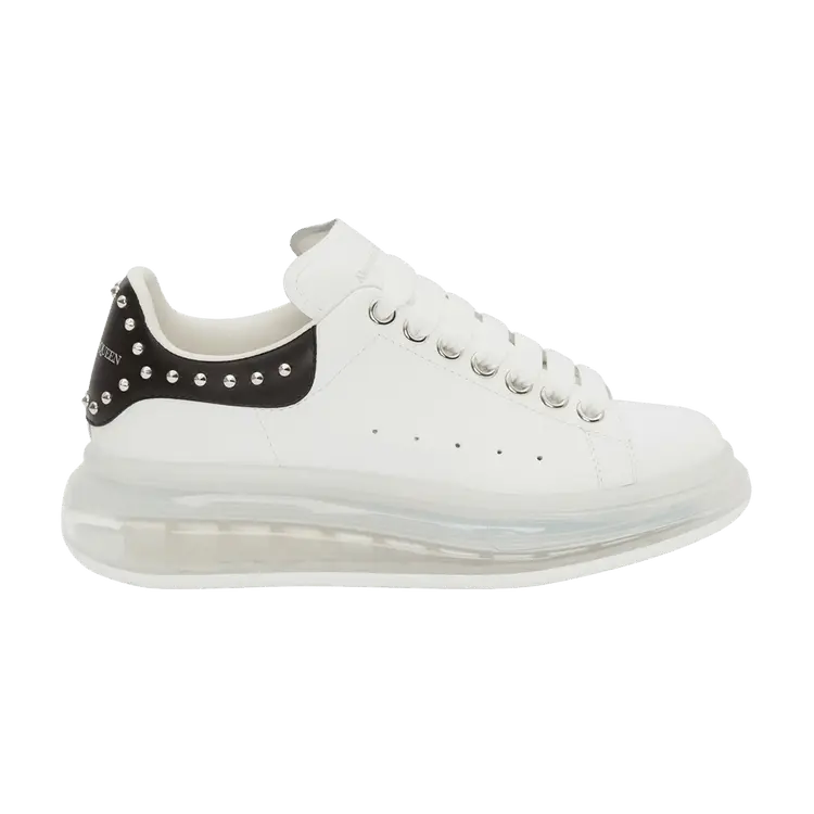 Кроссовки Alexander McQueen Alexander McQueen Wmns Oversized Sneaker 'Clear Sole Studded - White Black', белый