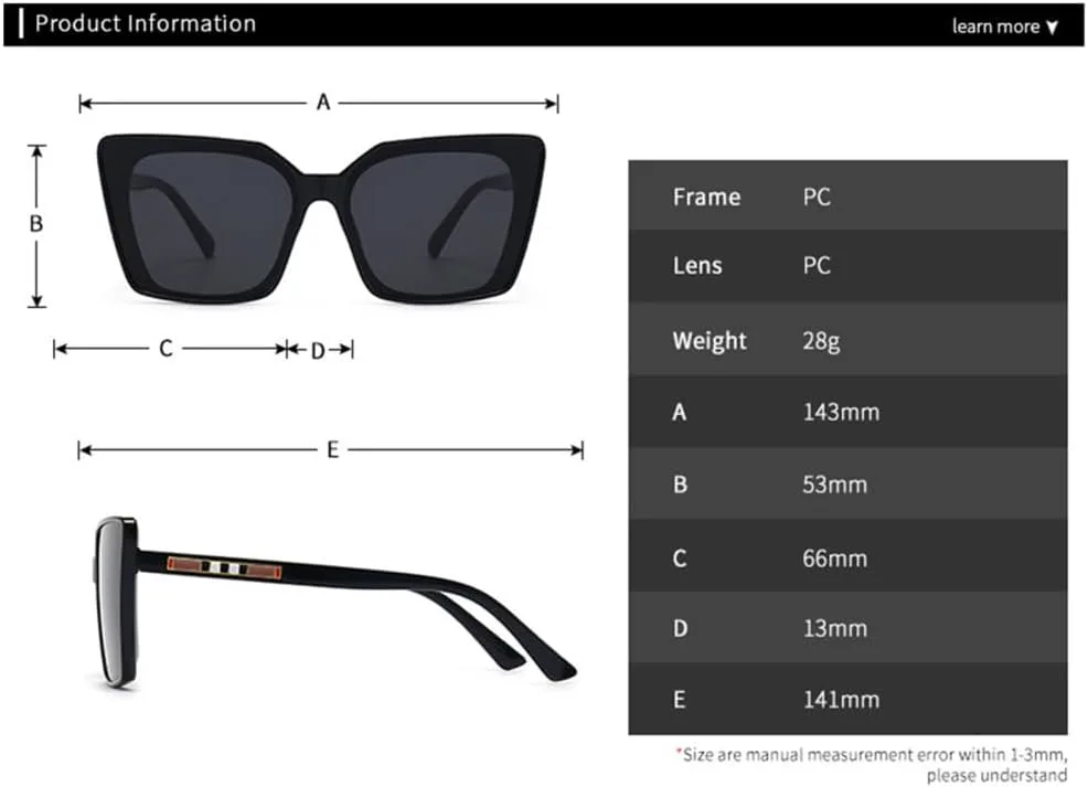 

Большие солнцезащитные очки для женщин, женские солнцезащитные очки «кошачий глаз» в винтажном стиле, защита от УФ-излучения UV400 для активного отдыха LANGSER, C5