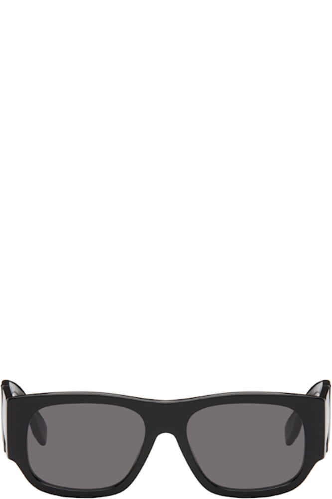 

Черные диагональные солнцезащитные очки Fendi