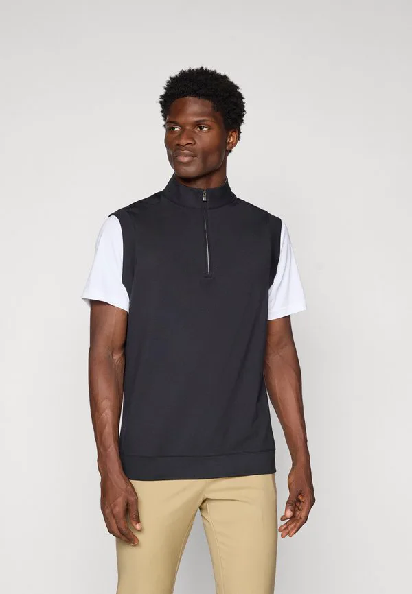 Классический жилет ultimate365 с застежкой-молнией до середины груди Adidas Golf, Black