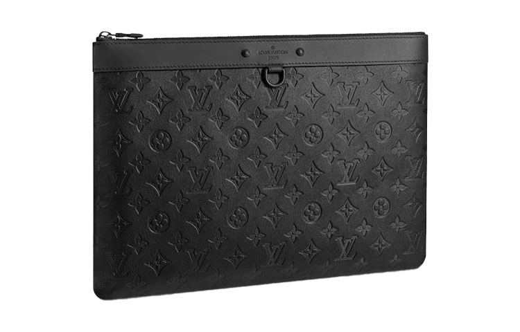 Discovery Calfskin Clutch Large мужской черный LOUIS VUITTON, Set (Bag+Dust Bag) — фото 2